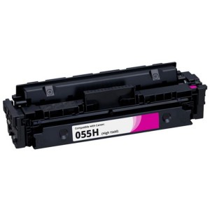Cartus toner CRG-055H Magenta 6000pag, CRG055 compatibil CANON I-SENSYS MF 742CDW 744CDW 745CDW 746CX, LBP 663CDW 664CX 664CDW, cu chip inclus